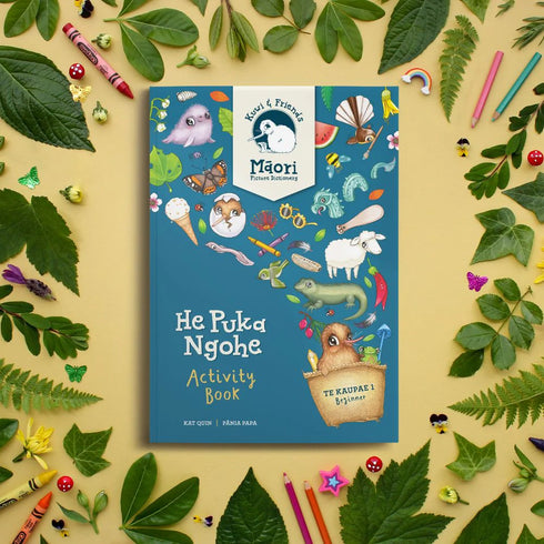 Maori Activity Book He Puka Ngohe-Illustrated Publishing-Matakana Pharmacy
